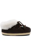 Moon Boot Stiefel Aus Wildleder In Braun
