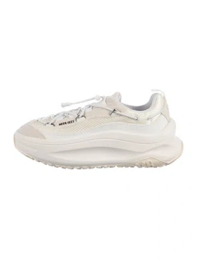 Pre-owned Moon Boot Suede Chunky Sneakers W/ Tags In White