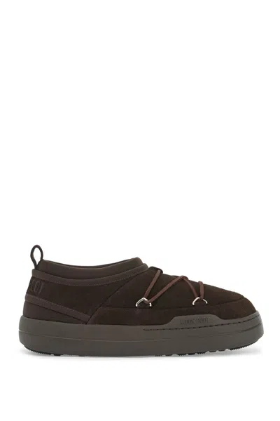 Moon Boot Suede Iconic Slip-on In Brown