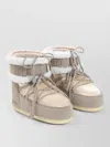 Moon Boot Suede Low Boots In Neutral