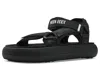 Moon Boot Logo-strap Platform Sandals In Black