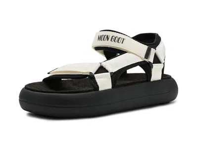 Moon Boot Super Sandal Shoes Black/white : Eu 43 (us In Multi