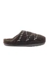 Moon Boot Mb Teddy Decorative Stitching Slippers In Animal Print