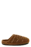 Moon Boot Teddy Slipper In Brown