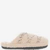 Moon Boot Mb Teddy Slipper Slipper-mule In Beige Shearling In Neutral