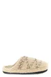 Moon Boot Mb Teddy Slipper Slipper-mule In Beige Shearling In Nude