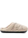 Moon Boot Mb Teddy Slipper Slipper-mule In Beige Shearling In Neutral