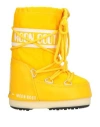 Moon Boot Toddler Boot Yellow Size 10c Textile Fibers, Synthetisches Material In Yellow