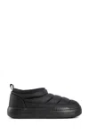 Moon Boot Soft Nylon Slip-on Park Shoes In Black