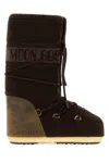 Moon Boot Unisex Icon Mini Felt Boots In Brown