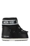 Moon Boot Unisex Icon Mini Low Ankle Nylon Boots In Black