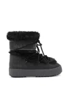 Moon Boot Unisex Ltrack Faux Shearling Boots In Black
