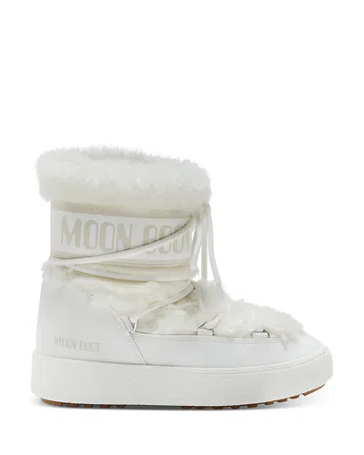 MOON BOOT UNISEX LTRACK FAUX SHEARLING BOOTS