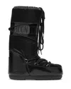 Moon Boot Mb Icon Glance Woman Boot Black Size 8-9.5 Polyamide, Polyester, Pvc - Polyvinyl Chloride In Black