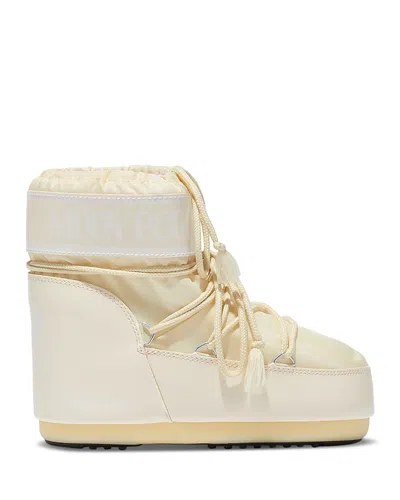 Moon Boot Icon Low Nylon Snow Boots In Neutral