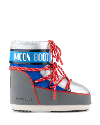 Moon Boot Unisex Mb Icon Low Space Racing Boots In Multi