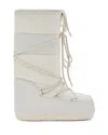 Moon Boot Women White Icon Rubber Snow Boot, 6.5/8.5 Luxury Boots For Women Darveys In White