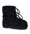 Moon Boot Mars Lace-up Velvet Ankle Boots In Black