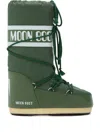 Moon Boot High Waterproof Boots In Green