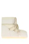 Moon Boot White Synthetic Leather Icon Low Ankle Boots In White