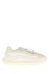 Moon Boot White Fabric Moon247 Sneakers In Pink