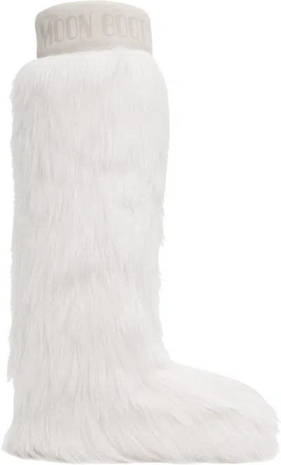 Moon Boot White Icon Yeti Tall Boots In A005 Off White