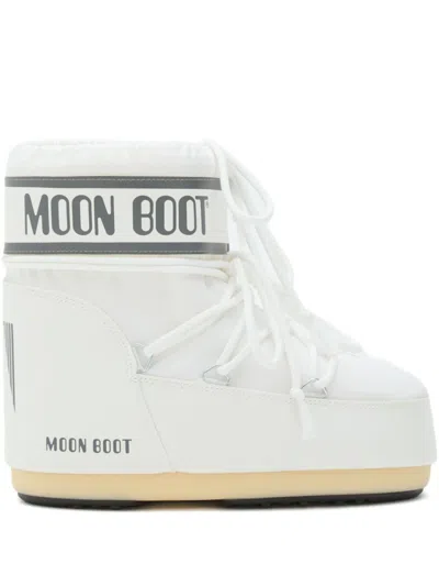 MOON BOOT WHITE LOGO BOOTS