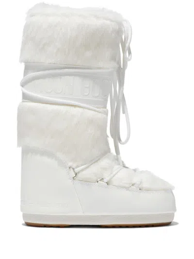 MOON BOOT MOON BOOT WHITE MODACRILYC PVC BOOT