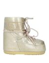 Moon Boot Ankle Boots In Gold