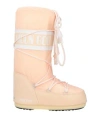 Moon Boot Woman Boot Blush Size 4.5-7 Textile Fibers In Pink
