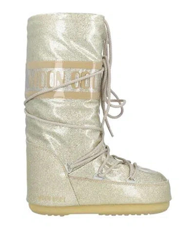 Moon Boot Woman Boot Gold Size 4.5-7 Plastic