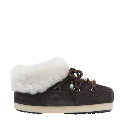 Moon Boot Women Beads Mules In Brown
