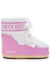 Moon Boot Flat Ankle Boots  Woman Color Multicolor In Pink