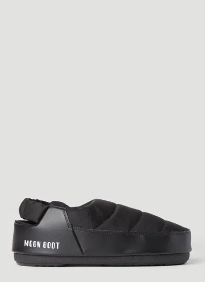 Moon Boot Women Evolution Flat Shoes In Black