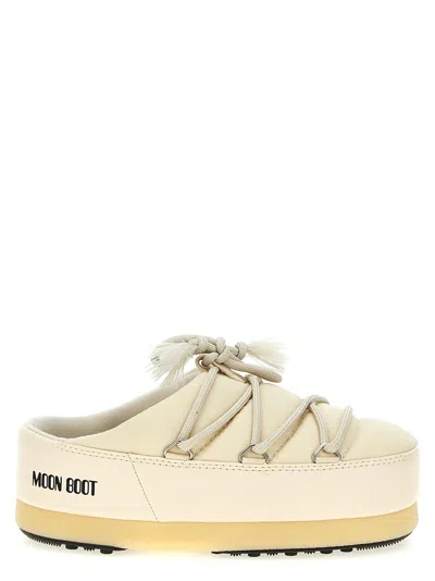 Moon Boot Women 'evx Mule Nylon' Mules In White