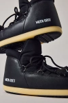 Moon Boot Logo Printed Round Toe Boots In Black
