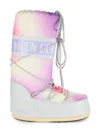 Moon Boot Women's Icon Dip Dye Logo Snow Boots In Glacier Grey