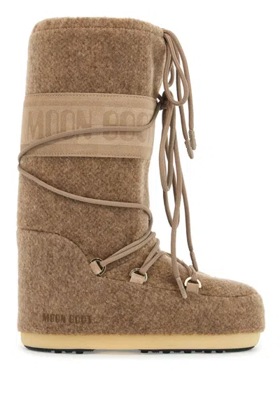 MOON BOOT MOON BOOT WOMEN'S ICON FELT SNOW BOOTS AN