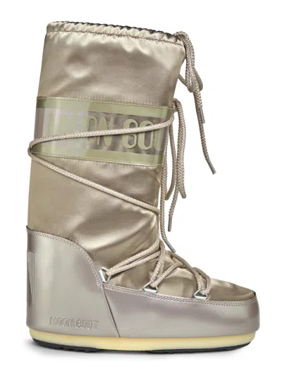 Moon Boot Women's Icon Glance Boots In Silver