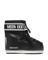 Moon Boot Black Icon Short Snow Boots In Black