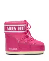 Moon Boot Icon Nylon Ankle Snow Boots In Bougainvil