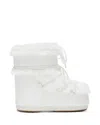 Moon Boot Womens Polyvinyl Cold Weather Ankle Boots In Optical White