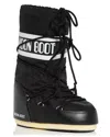 Moon Boot Icon Tall Nylon Snow Boots In Black