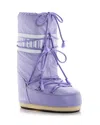 Moon Boot Icon Nylon Boots Lilac In Lilac