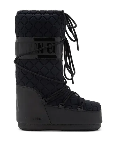 Moon Boot Women's Icon Quilted Boots In Black
