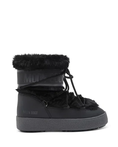 MOON BOOT WOMEN'S LTRACK FAUX FUR COLD WEATHER BOOTS