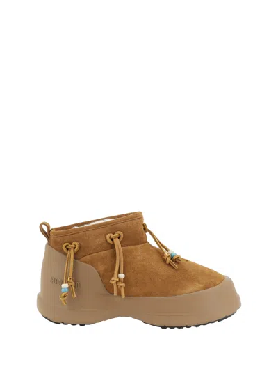 Moon Boot Women Luna Low Ankle Boots In Brown