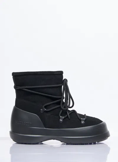 Moon Boot Women Luna Suede Boots In Black