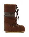 Moon Boot Women's Mb Icon Fleece Boots In Brown