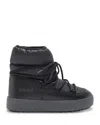 Moon Boot Track Nylon Lace-up Snow Boots In Black